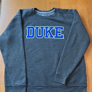 Duke University dark grey crewneck sweatshirt
